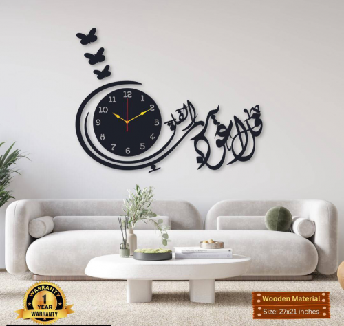 WOODEN WALL HANGING CLOCKS 
