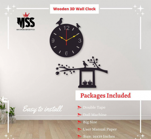 WOODEN WALL HANGING CLOCKS 