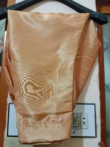 Embroidery Peach colour frok