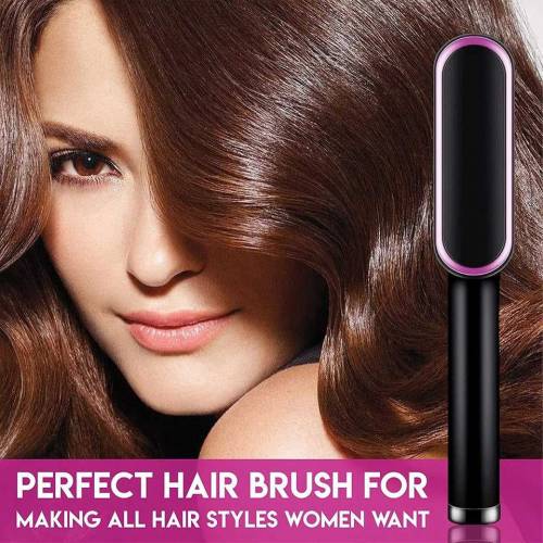 2 IN 1 HAIR STRAIGHTENER COMB & CURLER