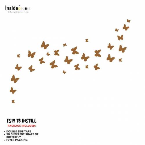 Pack Of 30 Wooden Butterflies 