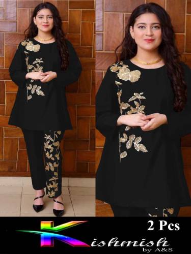 Pumpkin 2-Pcs Stiched Suit