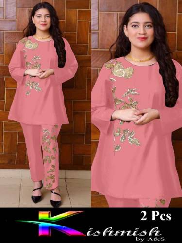 Pumpkin 2-Pcs Stiched Suit