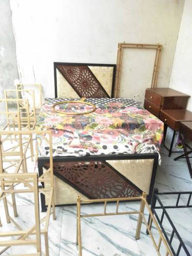 The new design single bed in multan Lazer cutting sheets