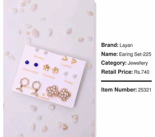 Earrings set 