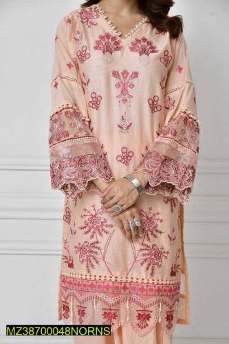 3 Pcs Norans Lawn Embroidered Suit