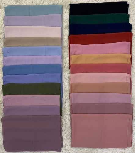 woman chiffon hijab available in multi color
