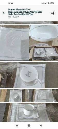 hi tea set imported 20pcs bone china