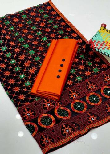 3 pis unstitch embroidered duptA 