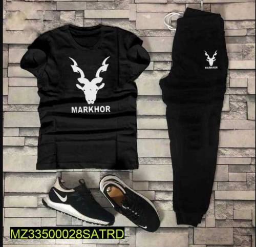 Men's cotton Printed Track Suit 