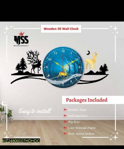 3d wallclock and watches