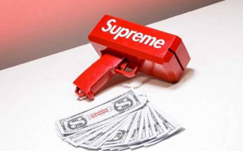 Paper Dollar Rain Gun