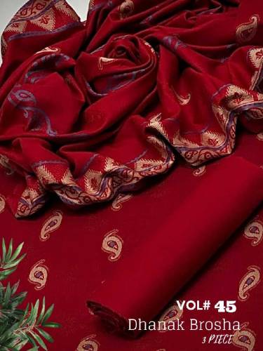 Dhanak Jacquard Broshia 3pc