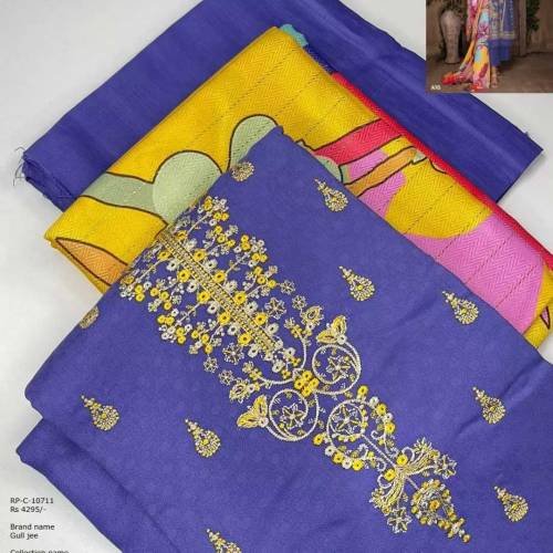 rangreza Embroidered beautiful 3 piece suit