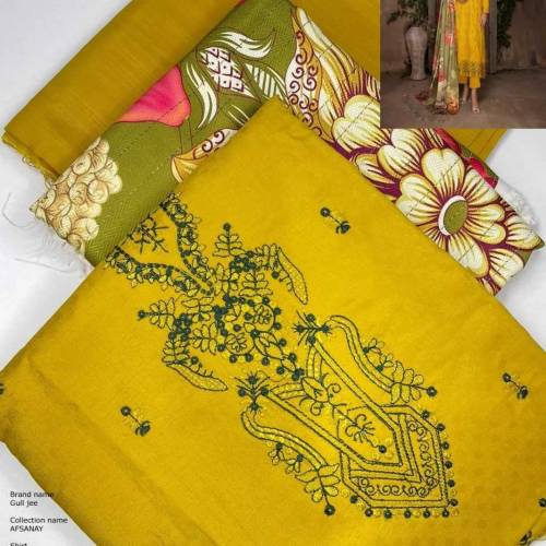 rangreza Embroidered beautiful 3 piece suit