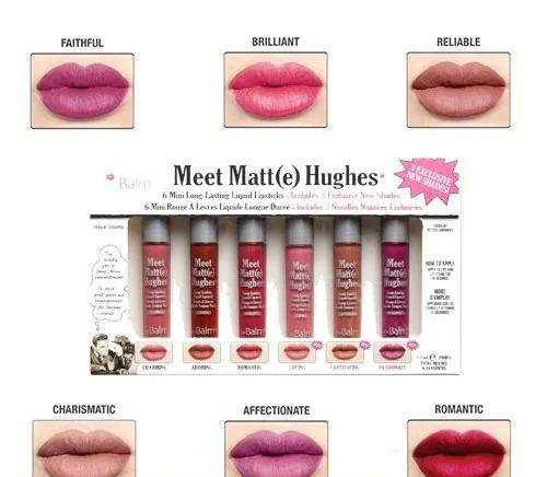pack of 6 Matt lip gloss long lasting good fragrance 