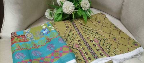 khaddar 2pcbonanza satrangi