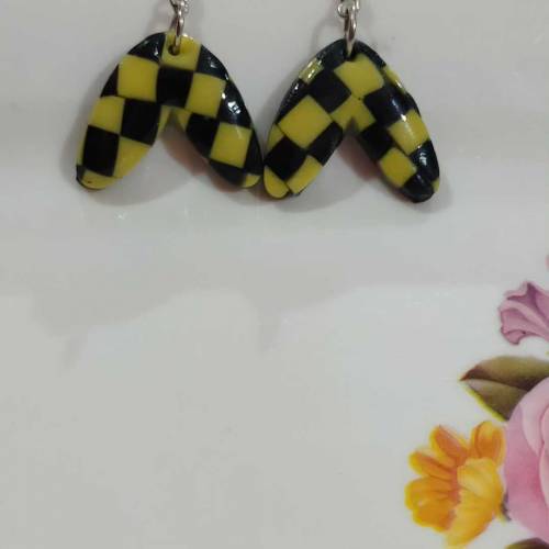 handmade polymer clay earrings 
