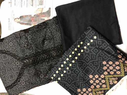 3 PIECE SUIT |SHIRT FABRIC| DUPATTA FABRIC|TROUSER FABRIC|