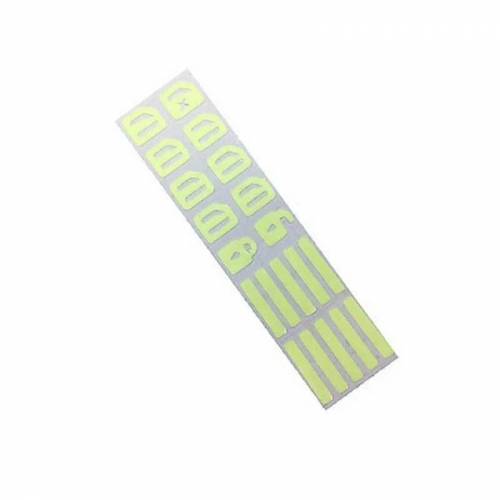 car window lifter Luminous switch button sticker night glowing fruores