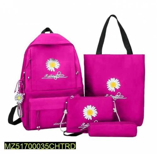 4pcs Floral Design Bage Set For Girls Free Home delivery