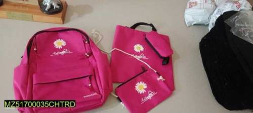 4pcs Floral Design Bage Set For Girls Free Home delivery