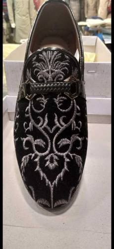 black velvet embroided sherwani