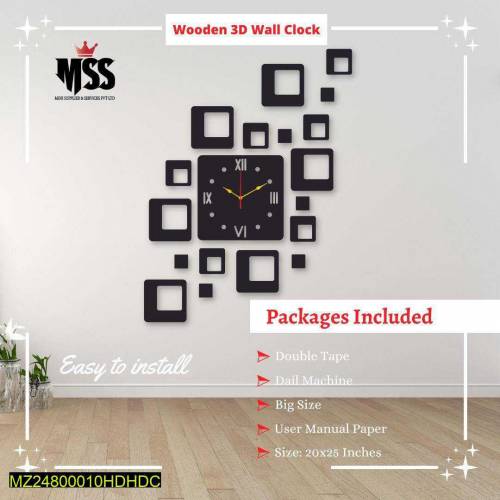 stylish wooden Wall clock 