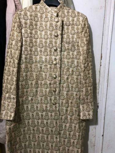 Sherwani 3 pcs only 1 time used. very good condition only Rs 15,000