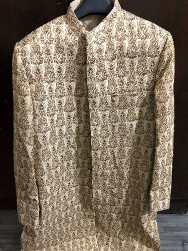 Sherwani 3 pcs only 1 time used. very good condition only Rs 15,000