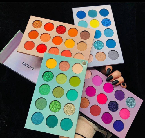 Long lasting 60 color make-up palette 