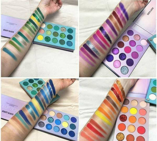 Long lasting 60 color make-up palette 
