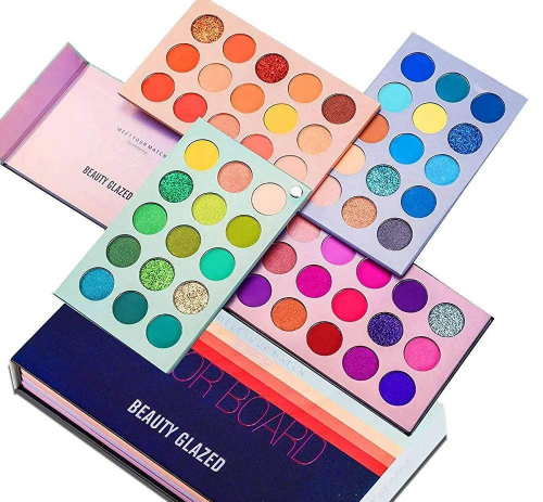Long lasting 60 color make-up palette 