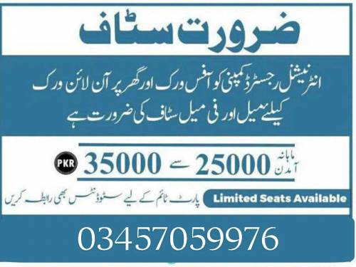 Online Job in pakistan