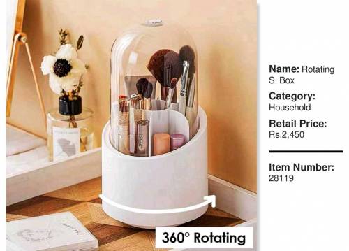 Name: Rotating Storage BoxMaterial: ABSColor: RandomDetails: