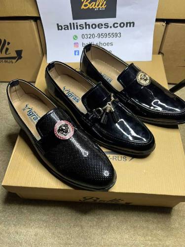 Balli patent mens shoes 