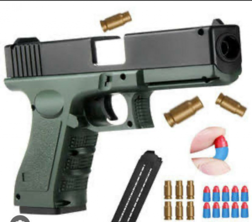 Air Gun With Nerf Bullets 