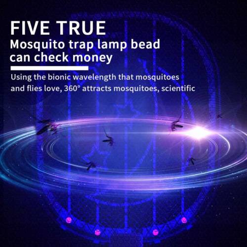 Mosquitoes Lamp & Racket 2 In 1 Electric Fly Swatter Powerful Usb