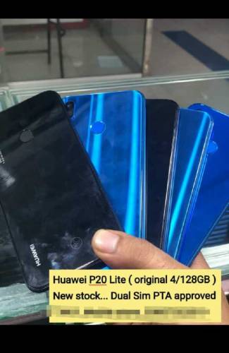 Huawei p20 lite 4/128 dual sim approved 