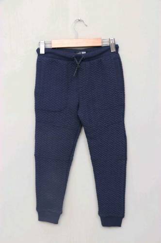 Polyester Quilted Track Suit in Blue with Side Pockets For Kids 