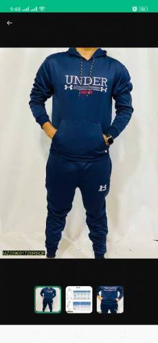 2 PCs Men's Stiched Polyester Printed TrackSuit.