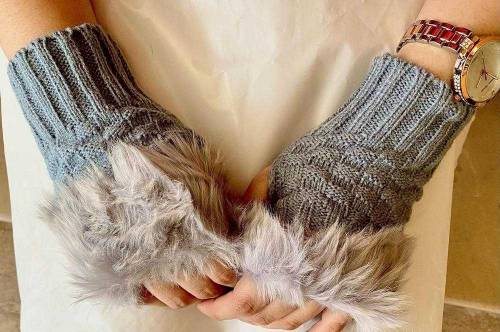 Women's Fur Gloves