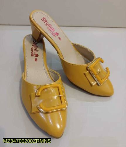 women's Rexine casual heels 