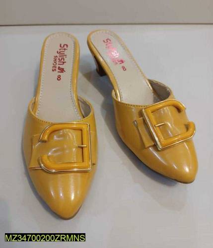 women's Rexine casual heels 