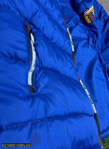 1 Pcs Man's Stitched Parachute Quilted Plain Sleeveless Jacket 