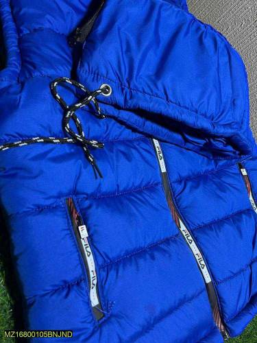 1 Pcs Man's Stitched Parachute Quilted Plain Sleeveless Jacket 