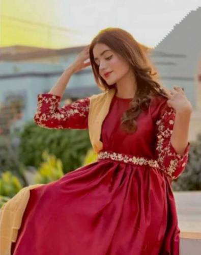 3pc V Neck Long Sleeves Maxi 