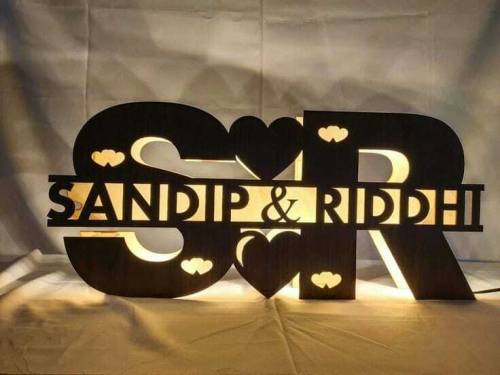 Customized Alphabet Name Frame 