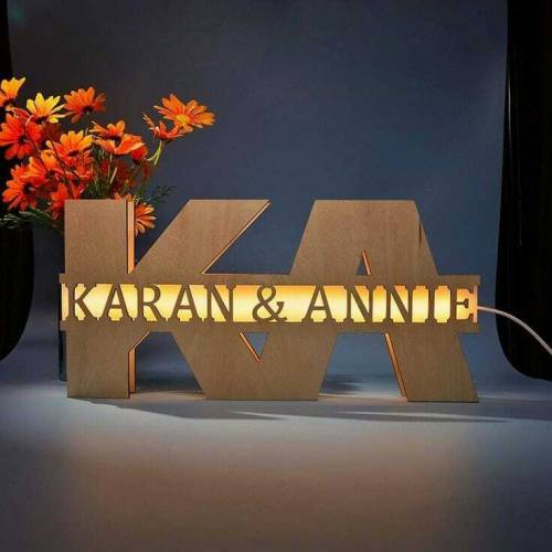 Customized Alphabet Name Frame 