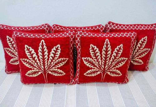 Imported 5 Pcs Velvet Cushion covers Set 